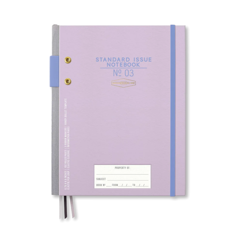 Standard Issue Notebook No. 3 - Lavender/Periwinkle