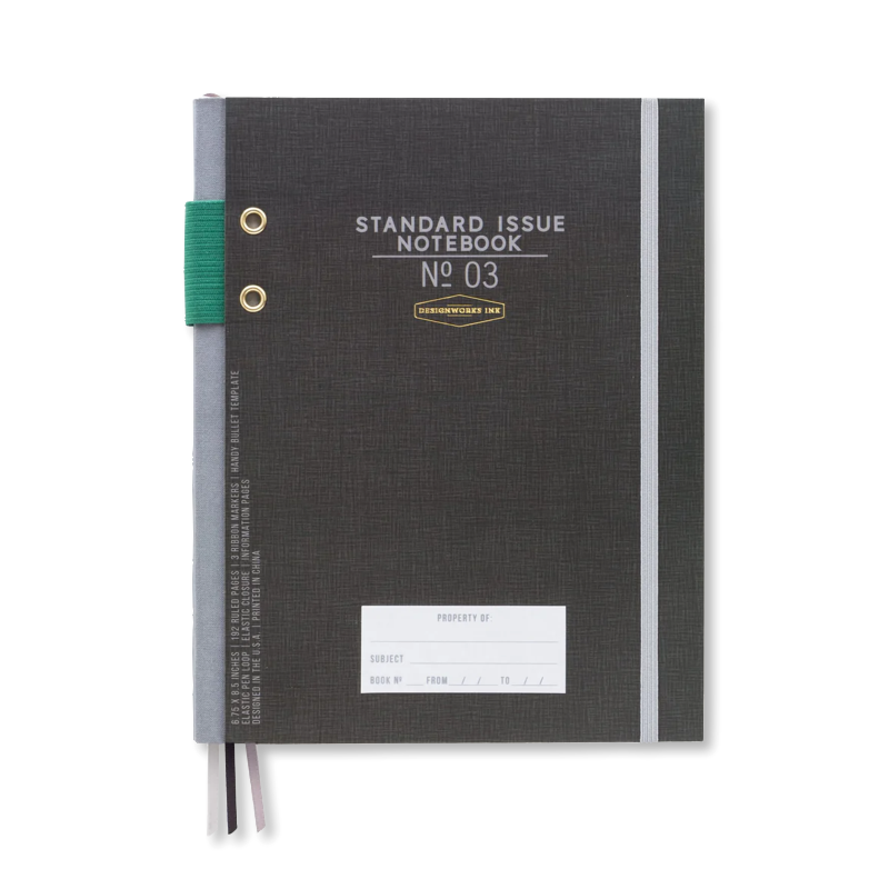 Standard Issue Notebook No. 3 - Black