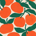 Tangerines Gift Wrap Sheet