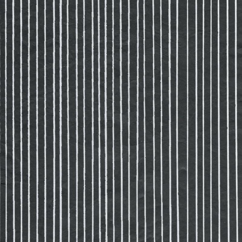 Mini Stripes - White On Black