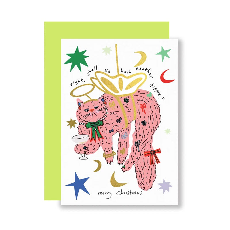 A Little Christmas Tipple Single Card