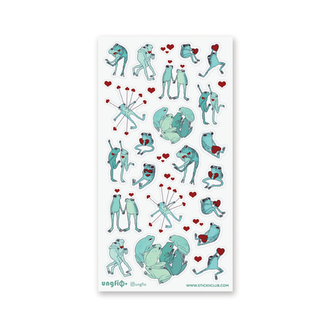 Toadally In Love Sticker Sheet