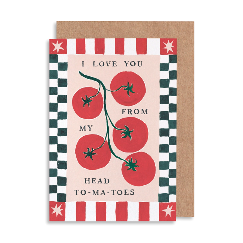 Tomatoes Love Single Card