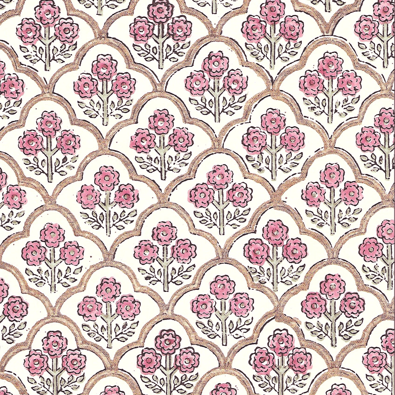 Trellis Pink Earth Wrap Sheet