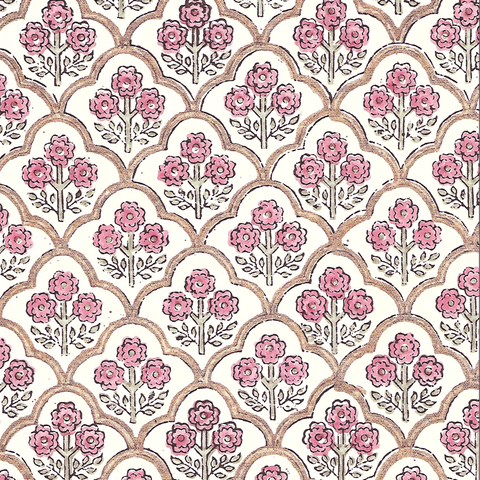 Trellis Pink Earth Wrap Sheet