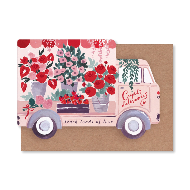 Truck Loads Of Love Single Card