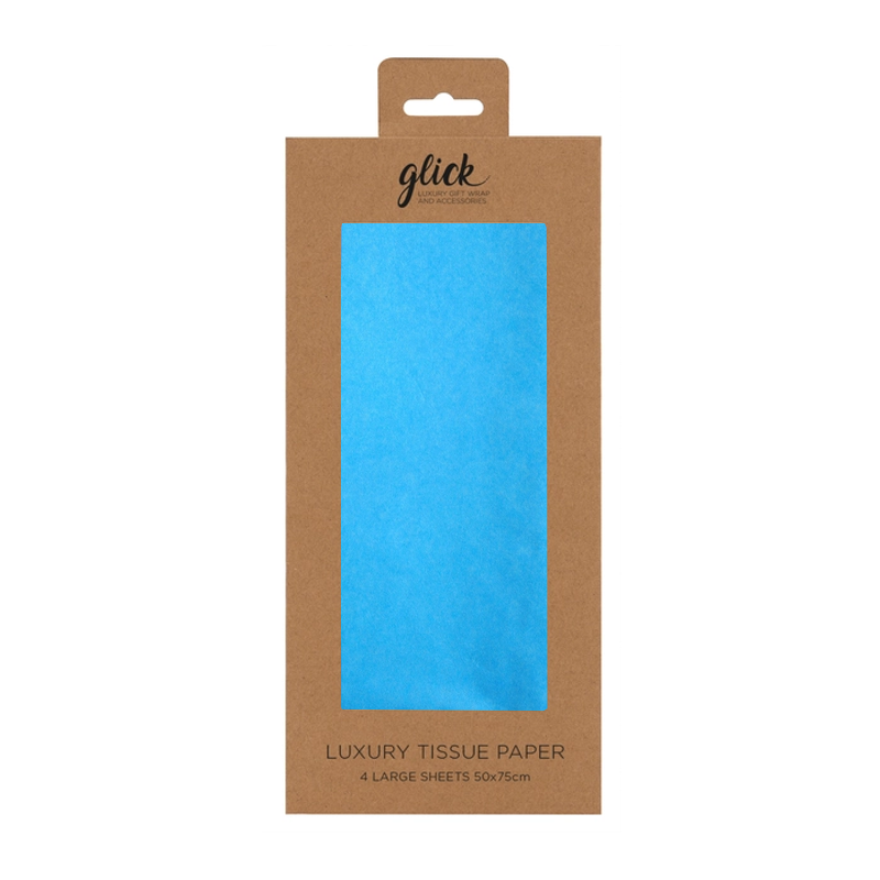 Solid Turquoise Tissue Paper Pack