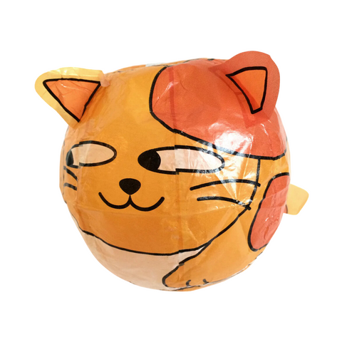 Orange Cat Paper Balloon