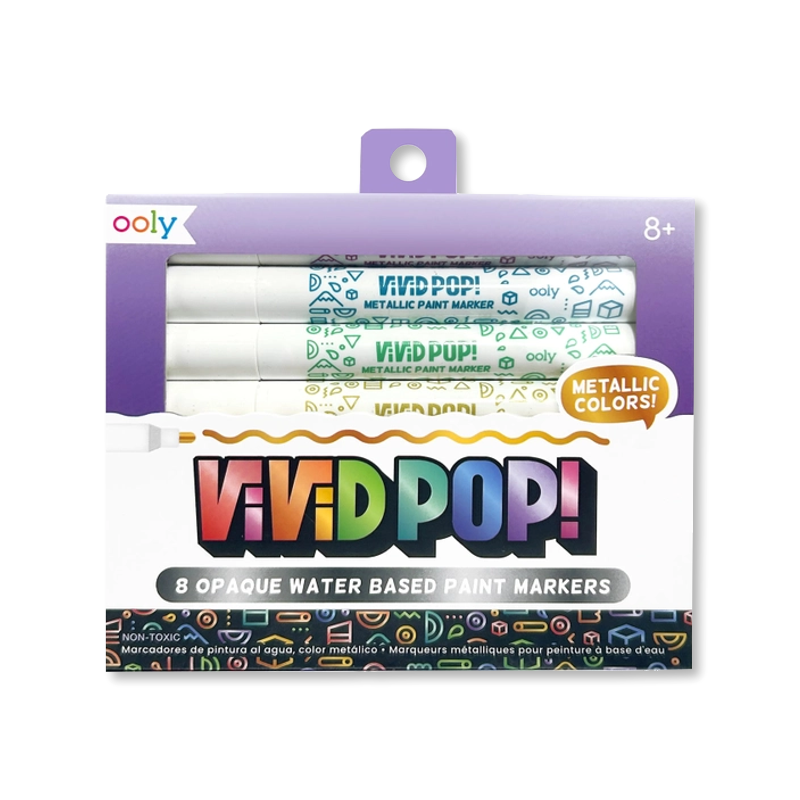 Vivid Pop! Paint Markers - Metallic