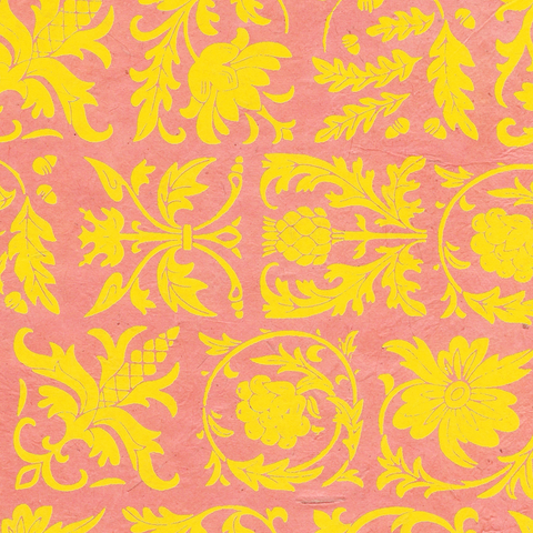 Wall Art - Yellow on Orange