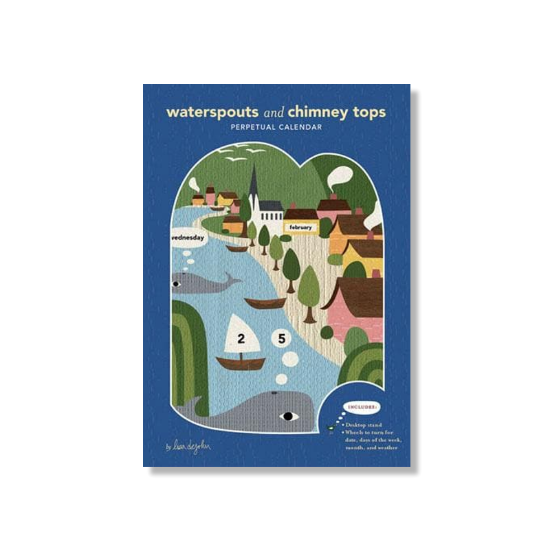 Waterspouts and Chimney Tops Perpetual Calendar