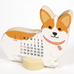 2026 Welsh Corgi Die Cut Calendar