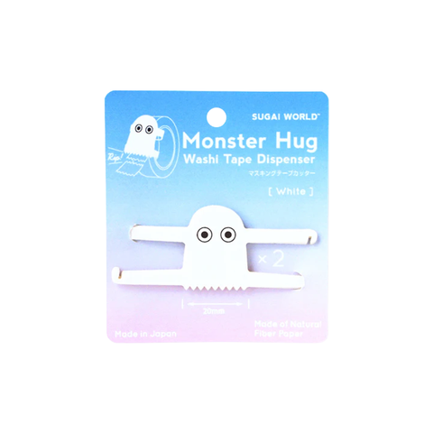 Monster Hug Washi Tape Dispenser - White