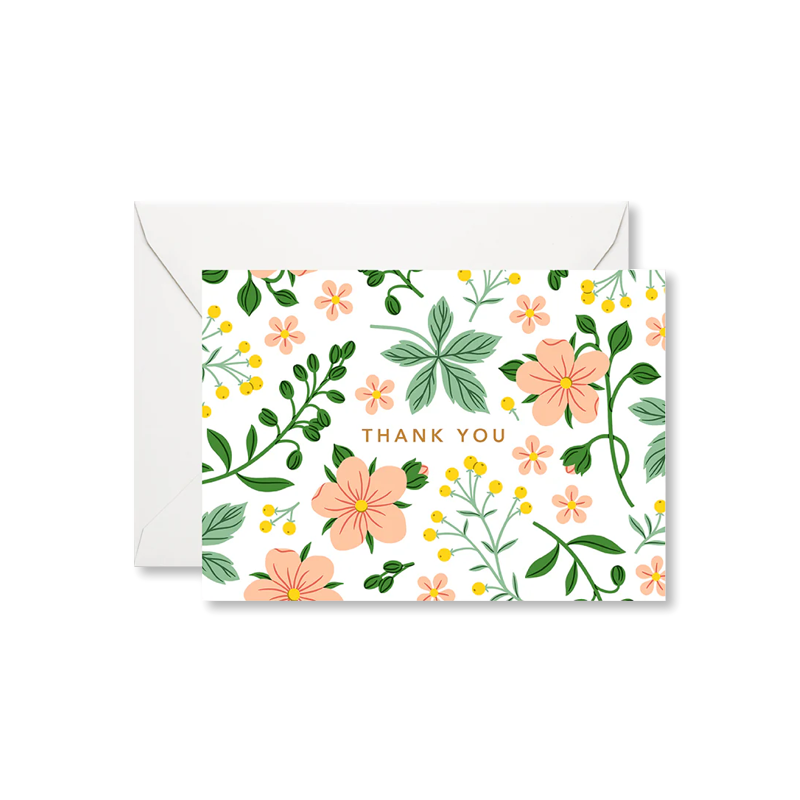 Wild Garden Thank You Mini Boxed Cards