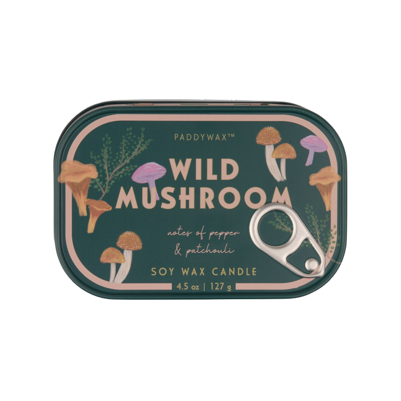 Wild Mushroom - 4.5 oz Tin Candle