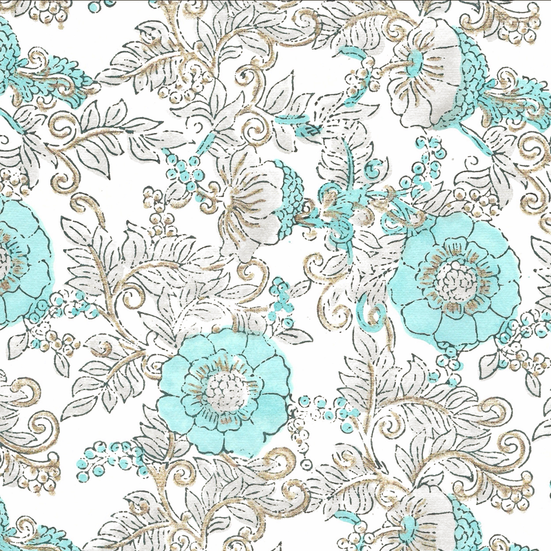 Wild Rose Blue Opal Wrap Sheet