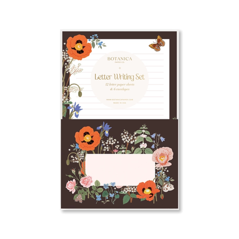 Wild Flower Letter Writing Set