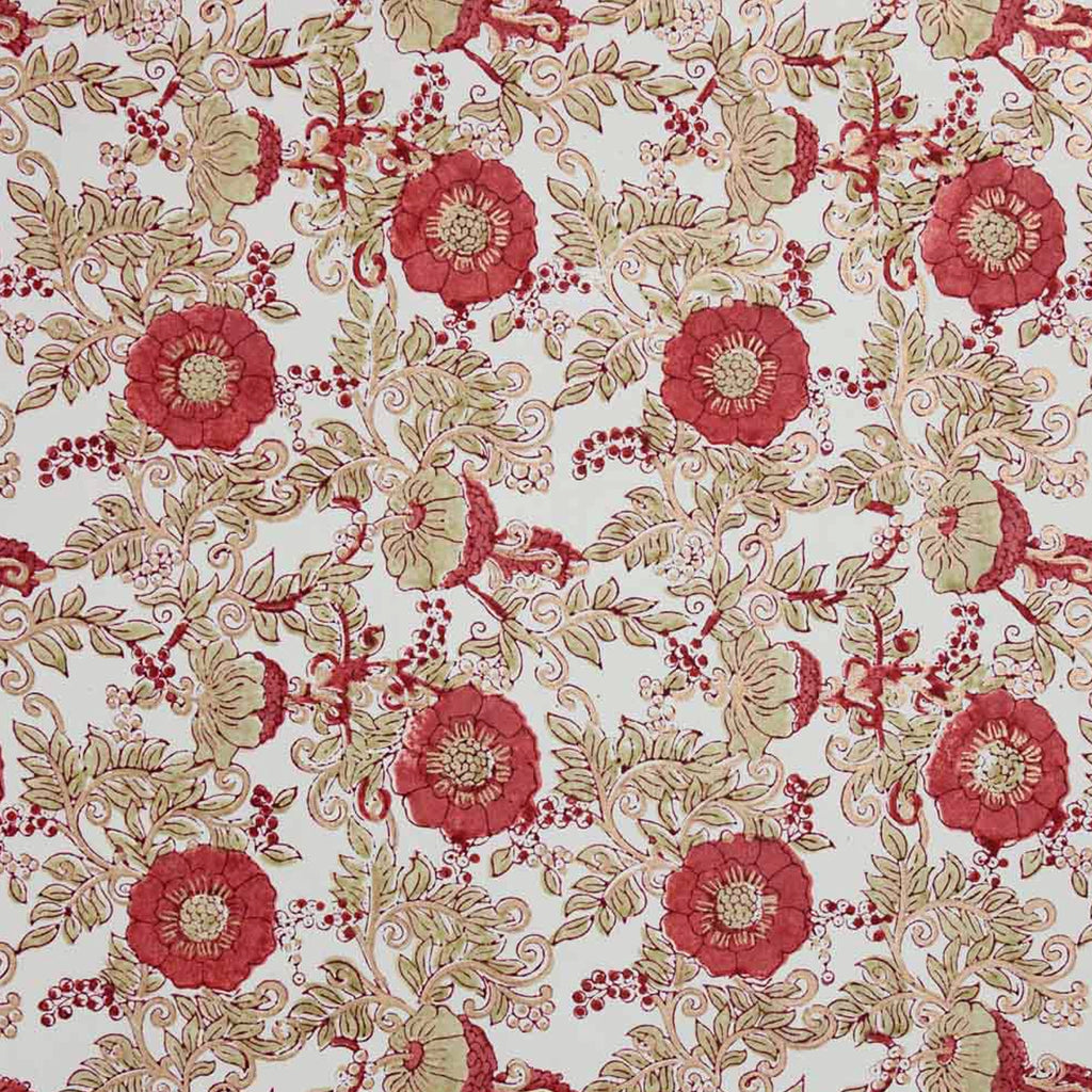 Wild Rose Winter Red Wrap Sheet