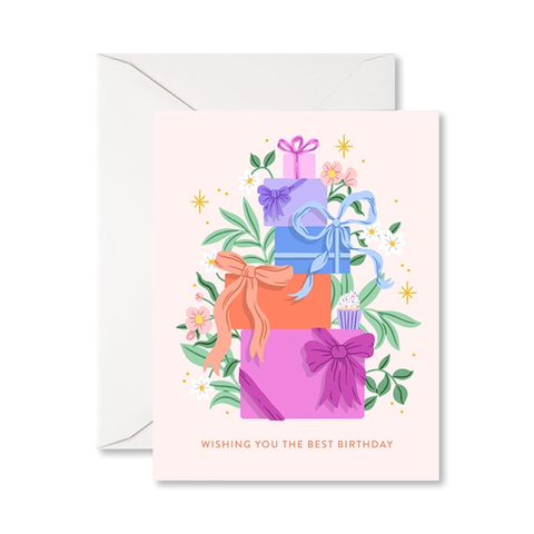 Wishing You The Best Birthday Single Card