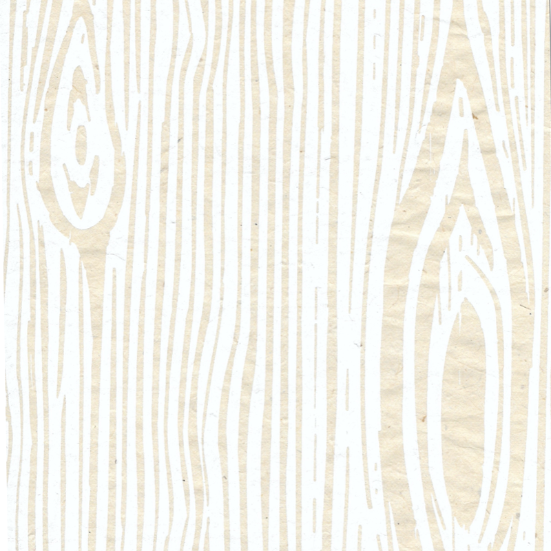 Woodgrain - White on Cream