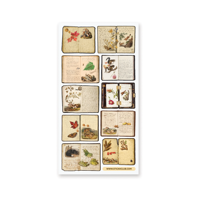 Woodland Journals Sticker Sheet