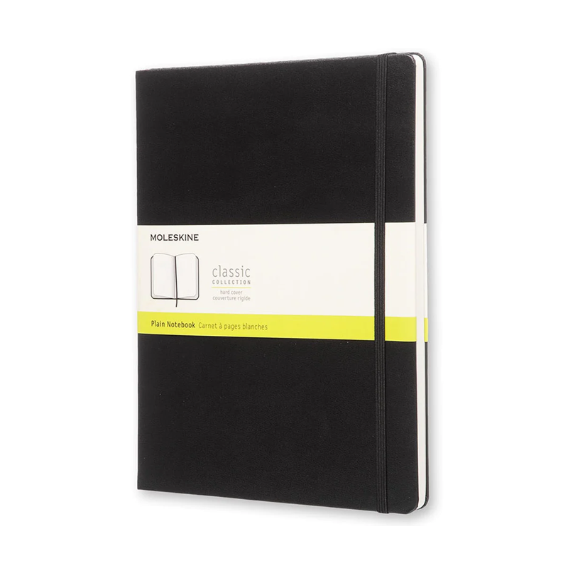 XL Hard Cover Plain Notebook