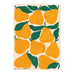 Yellow Pears Gift Wrap Sheet