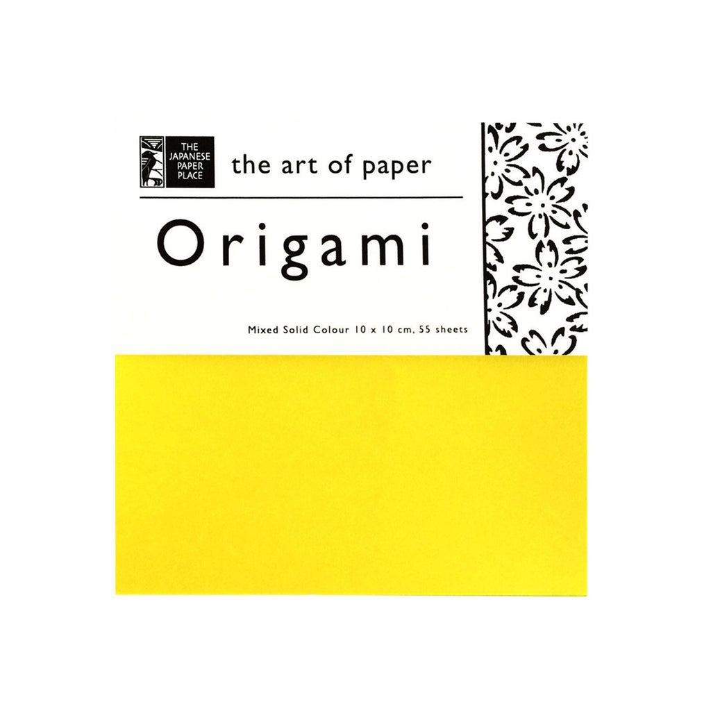10cm Mixed Solid Colour Origami - 55 Sheets