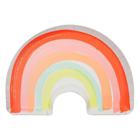 Rainbow Shaped Plates
