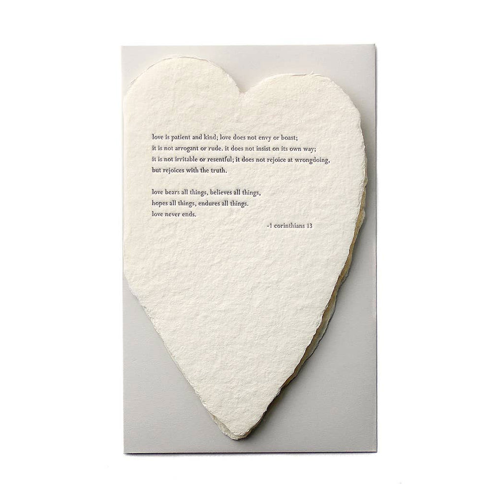 Corinthians Heart Single Card