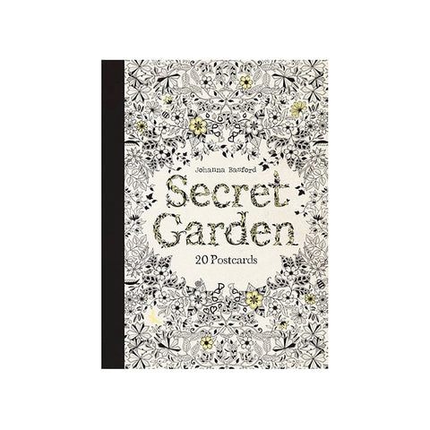 Secret Garden: 20 Colouring Postcards