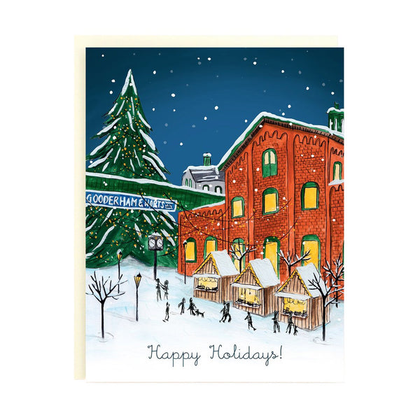 Toronto Holiday Distillery Single Card