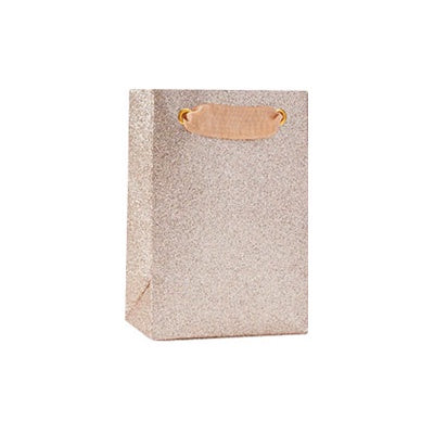 Champagne Glitter Small Gift Bag