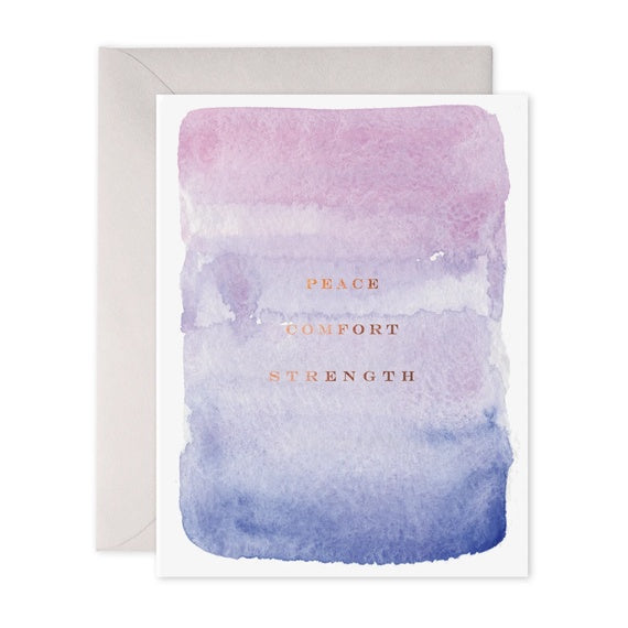 Peace Comfort Strength Single Card