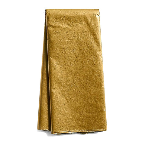 Metallic Gold Tissue Paper Pack