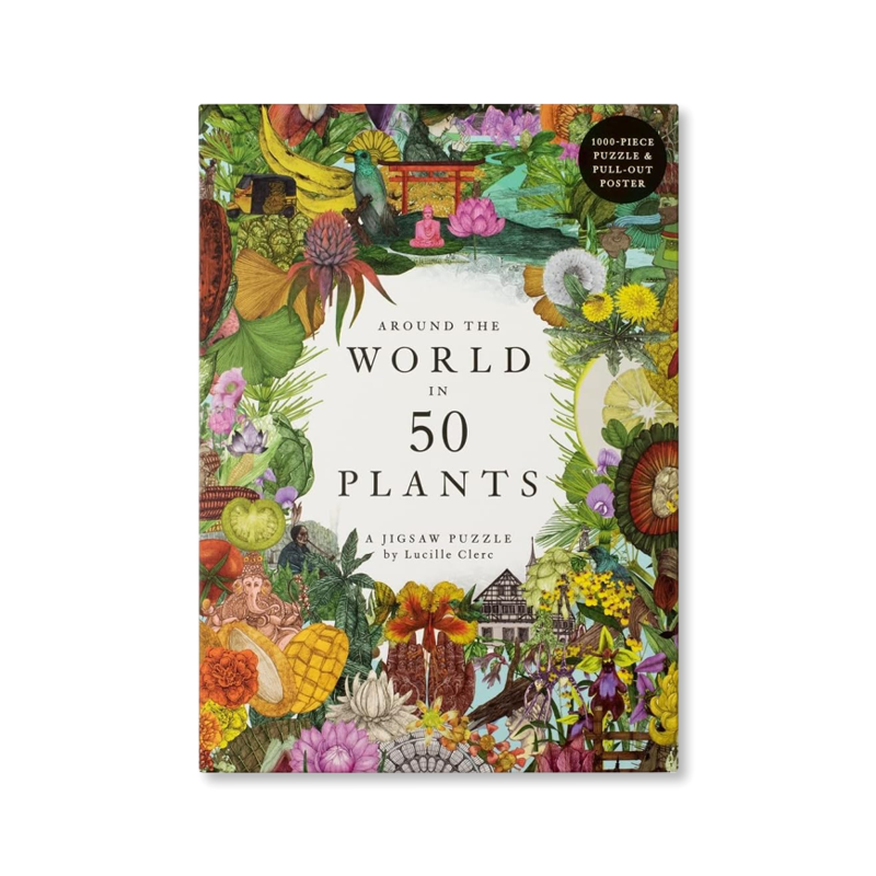Around The World In 50 Plants 1000 Piece Puzzle