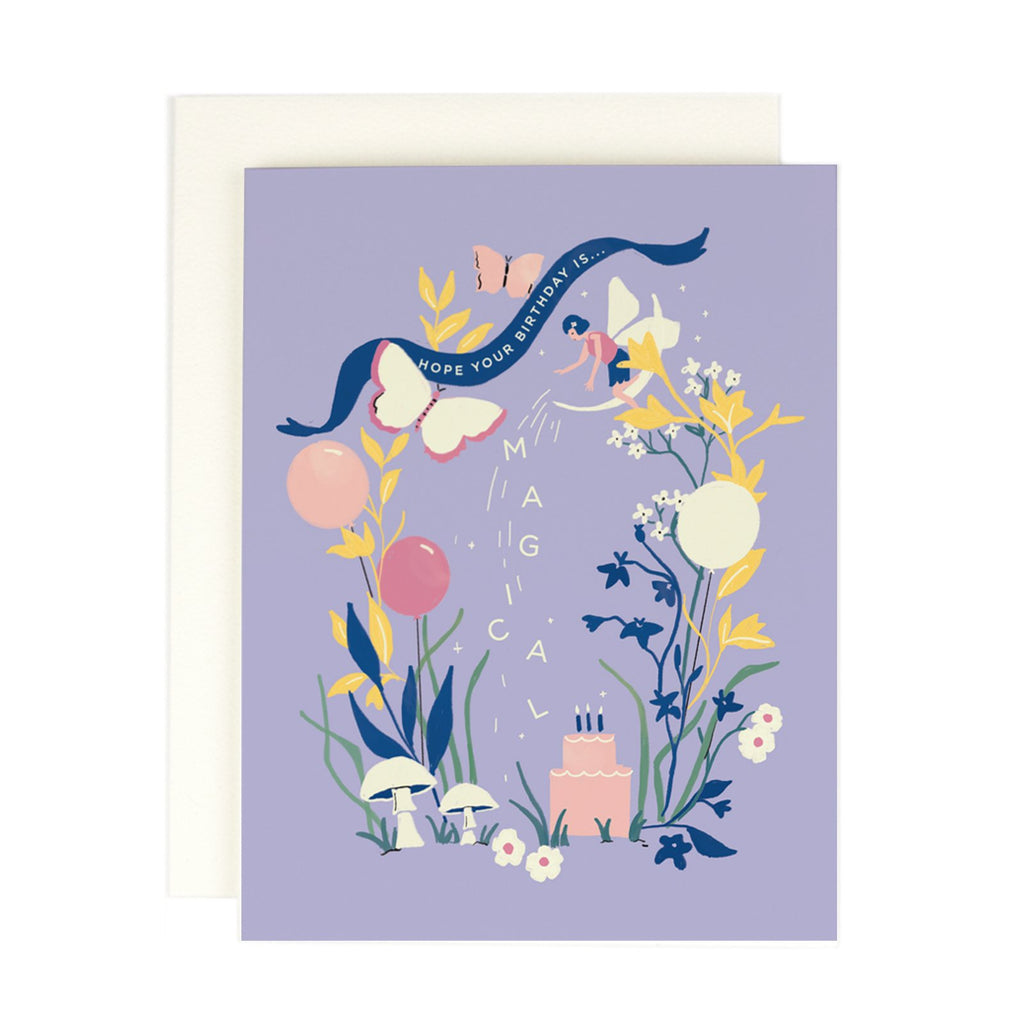 Fairy Magical Birthday Single Card