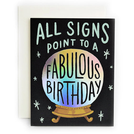 Fabulous Birthday Fortune Single Card