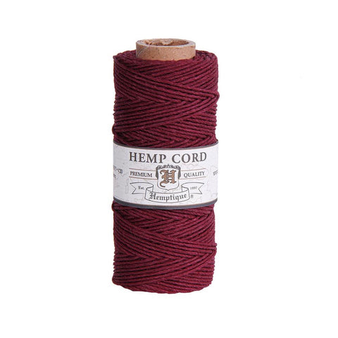 Hemp Cord - Burgundy