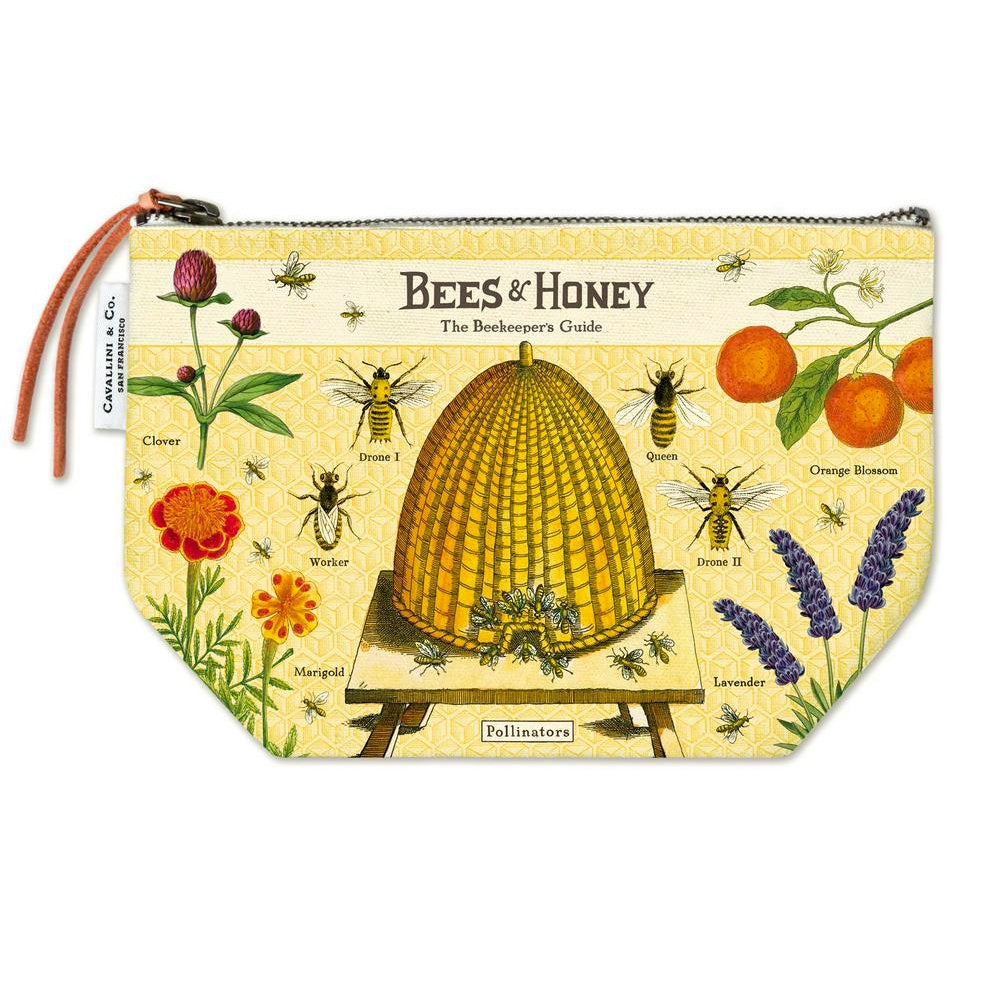 Bees & Honey Vintage Pouch