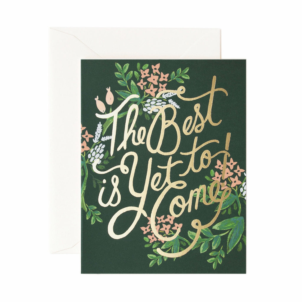 The Best is Yet to Come Single Card