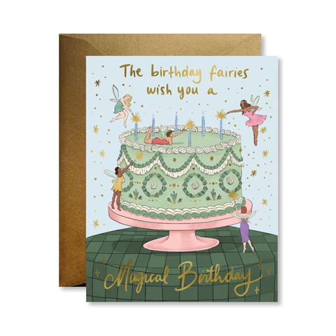 Birthday Fairies Single Card