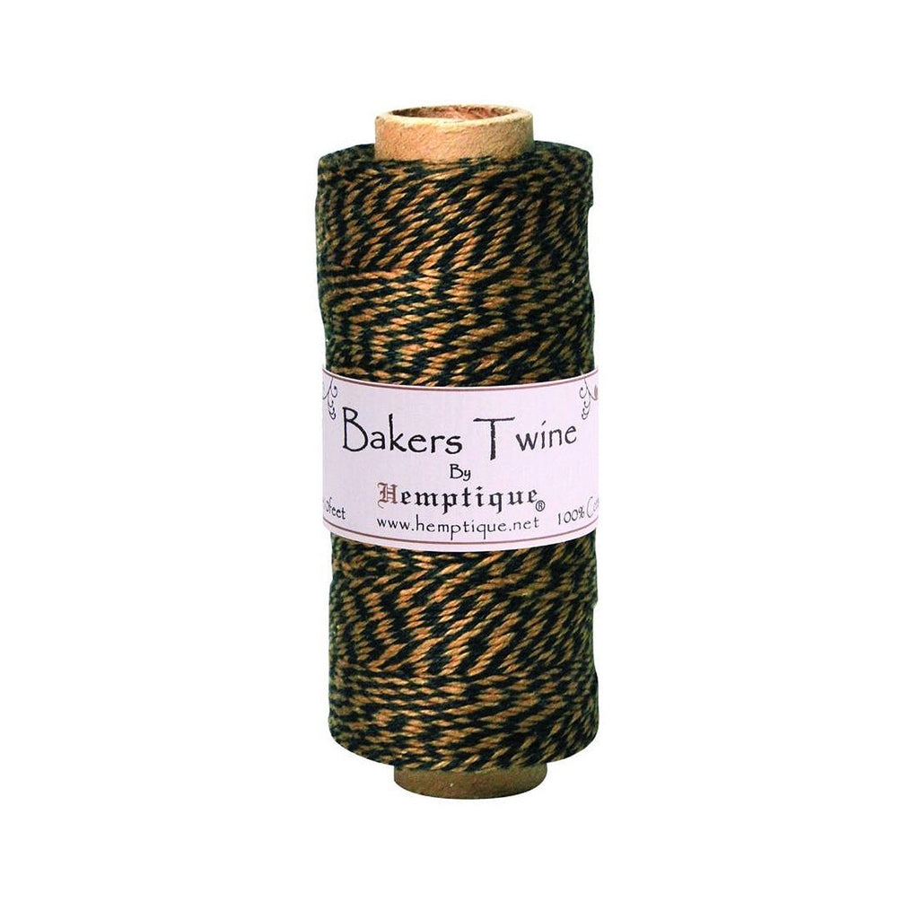 Cotton Bakers Twine - Black/Light Brown