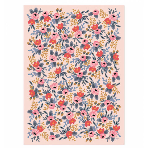 Rifle Paper Co. Blushing Rosa Wrapping Sheets, Roll of 3