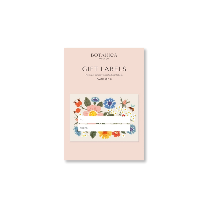 Botanist Gift Labels - Set of 8