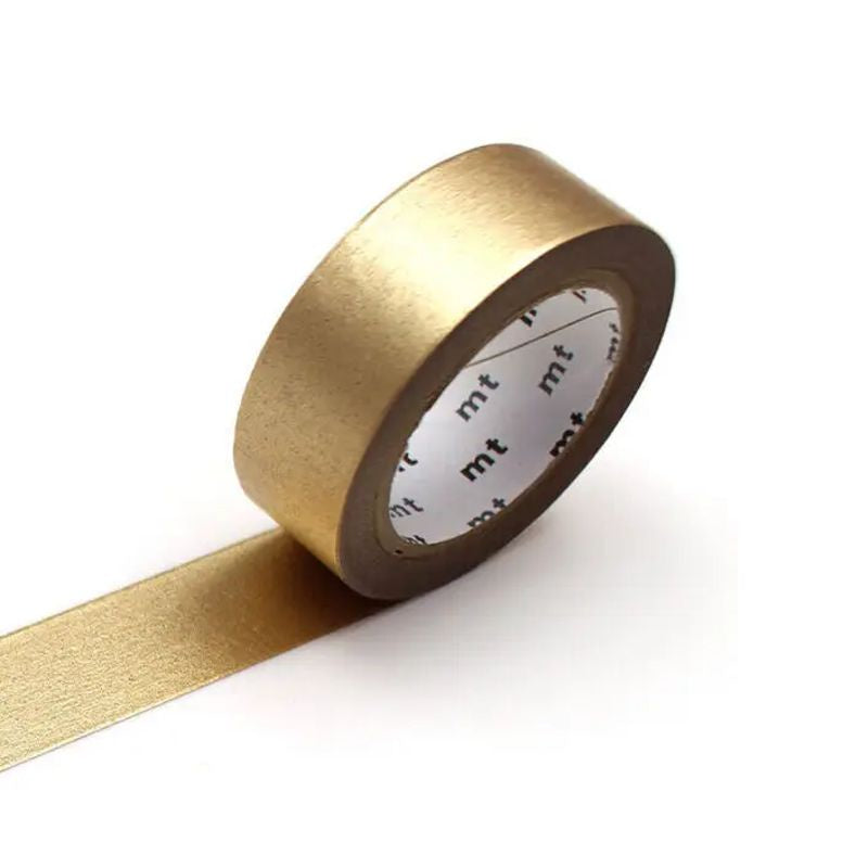 Bright Champagne Gold Washi Tape - 15mm