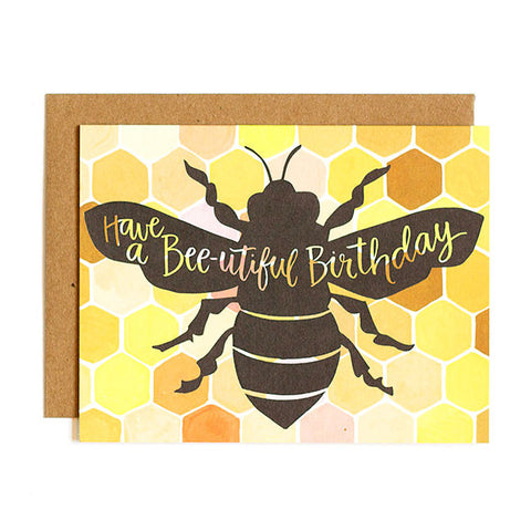 Bee-utiful Birthday Single Card