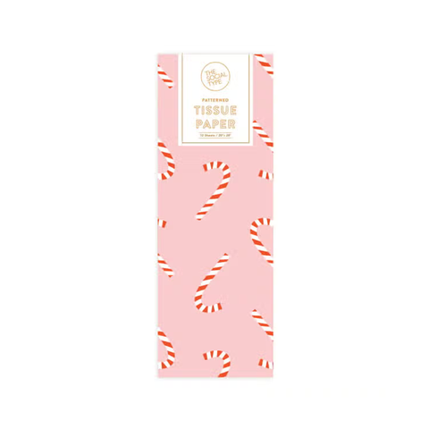 Candy Cane Tissue Paper Pack