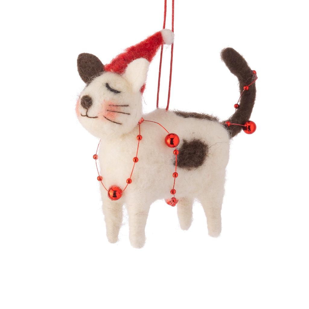 Felt Garland Kitty Ornament