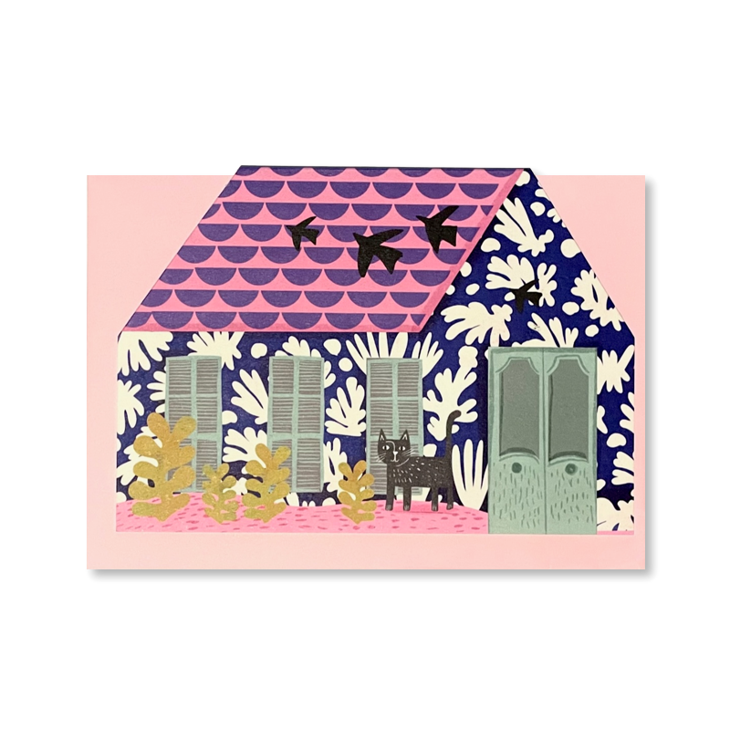 Catisse House Single Card